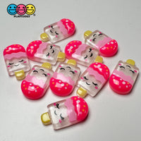 Kawaii Ice Pop Fake Flatback Cabochons Decoden Charm 10 Pcs