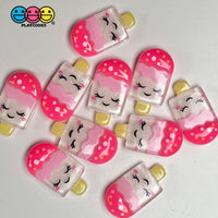 Kawaii Ice Pop Fake Flatback Cabochons Decoden Charm 10 Pcs