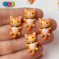 Kitten Mini Charm Kitty Cat Kawaii Plastic Cabochons Cats Decoden 10 Pcs
