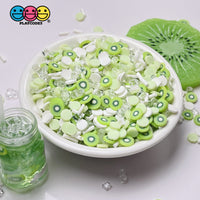 Kiwi Crush Mix Fimo Fake Sprinkle Slushie Icicle Kiwis Fruit Funfetti
