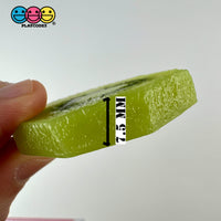 Kiwi Peeled Sliced Fake Food Fruit Not A Toy Realistic Imitation Life Like Bendable Flatback Pvc