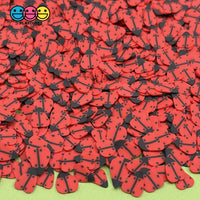 Ladybugs Polymer Clay Fimo Slices Fake Sprinkles Ladybug Decoden Jimmies Sprinkle