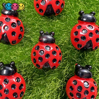 Ladybug Flatback Charms Cabochons Lady Bug Beatle Insect Decoden 10 Pcs Charm