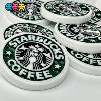 Large Coffee Shop Flatback Charms Cabochons 10 Pcs Charm