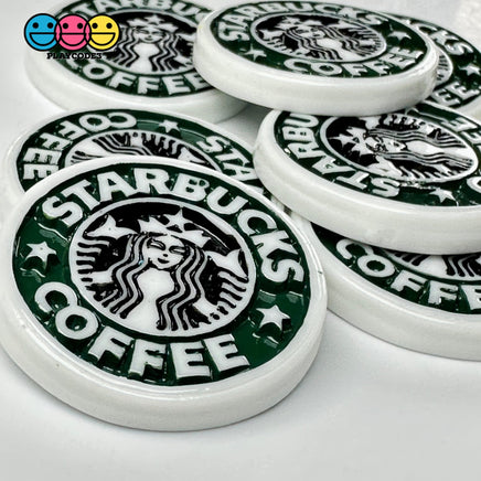Large Coffee Shop Flatback Charms Cabochons 10 Pcs Charm