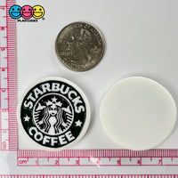 Large Coffee Shop Flatback Charms Cabochons 10 Pcs Charm