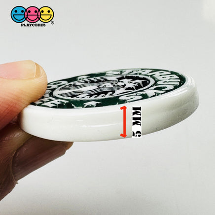 Large Coffee Shop Flatback Charms Cabochons 10 Pcs Charm