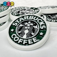 Large Coffee Shop Flatback Charms Cabochons 10 Pcs Charm