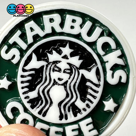 Large Coffee Shop Flatback Charms Cabochons 10 Pcs Charm