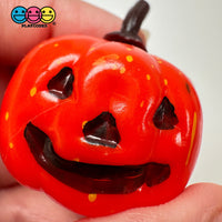 3D Large Jack - O’ - Lantern Hollow Decoration Halloween Holiday Cabochons Decoden Charm 10 Pcs