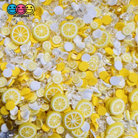 Lemon Creamsicle Mix Fimo Fake Sprinkle Slushie Icicle Lemons Funfetti