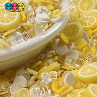 Lemon Creamsicle Mix Fimo Fake Sprinkle Slushie Icicle Lemons Funfetti