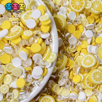 Lemon Creamsicle Mix Fimo Fake Sprinkle Slushie Icicle Lemons Funfetti