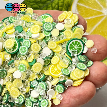 Lemon Lime Iced Mix Fimo Faux Mixed Sprinkles Slushies Fake Food Ice Funfetti Sprinkle