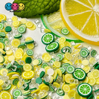 Lemon Lime Iced Mix Fimo Faux Mixed Sprinkles Slushies Fake Food Ice Funfetti Sprinkle