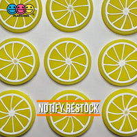 Lemon Slice Silicon Soft Bendable Fruit Flatback Cabochons Decoden Charm 10 Pcs Playcode3 Llc