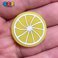 Lemon Slice Silicon Soft Bendable Fruit Flatback Cabochons Decoden Charm 10 Pcs Playcode3 Llc
