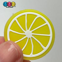 Lemon Slice Silicon Soft Bendable Fruit Flatback Cabochons Decoden Charm 10 Pcs Playcode3 Llc