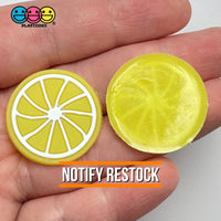 Lemon Slice Silicon Soft Bendable Fruit Flatback Cabochons Decoden Charm 10 Pcs Playcode3 Llc