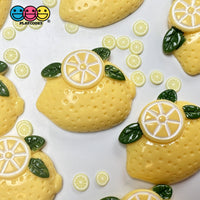 Lemons Flatback Fake Food Lemon Charms Decoden 10 Pcs Charm