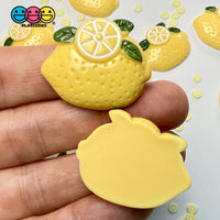 Lemons Flatback Fake Food Lemon Charms Decoden 10 Pcs Charm