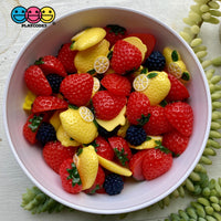 10Pcs Lemon Flat Back Charms Charm