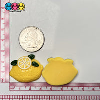 Lemons Flatback Fake Food Lemon Charms Decoden 10 Pcs Charm