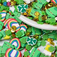 Leprechaun Party Mix Beer Rainbow Gold Coin Shamrock Hat Fake Sprinkle Confetti Funfetti Playcode3
