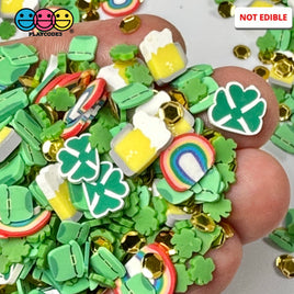 Leprechaun Party Mix Beer Rainbow Gold Coin Shamrock Hat Fake Sprinkle Confetti Funfetti Playcode3