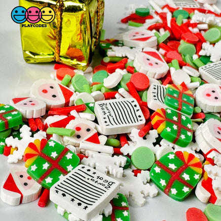 Letter To Dear Santa Fimo Fake Sprinkle Christmas Mix Snowflake Gift Funfetti Playcode3 Llc
