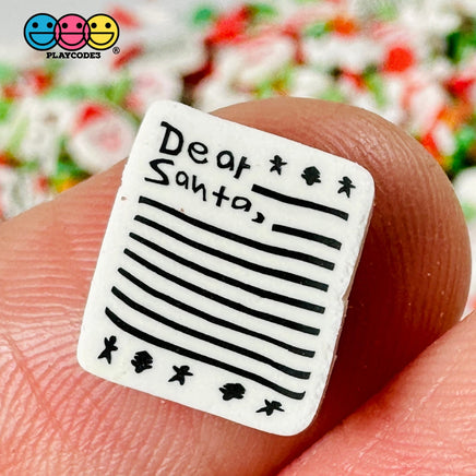 Letter To Dear Santa Fimo Fake Sprinkle Christmas Mix Snowflake Gift Funfetti Playcode3 Llc