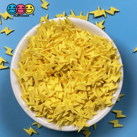 Lighting Yellow Flash Fimo Slices Fake Sprinkles Decoden Funfetti Confetti Sprinkle