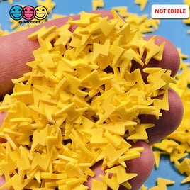 Lighting Yellow Flash Fimo Slices Fake Sprinkles Decoden Funfetti Confetti Sprinkle