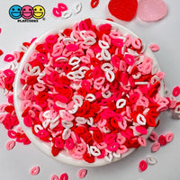 Lips 4 Colors Fimo Faux Sprinkle Mix Valentines Day Fake Bake Funfetti