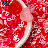 Lips 4 Colors Fimo Faux Sprinkle Mix Valentines Day Fake Bake Funfetti