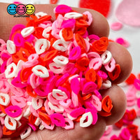 Lips 4 Colors Fimo Faux Sprinkle Mix Valentines Day Fake Bake Funfetti