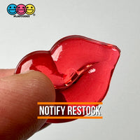 Lips Red Transparent Charms Charm Valentines Day Cabochons Decoden 10 Pcs Playcode3 Llc