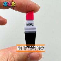 Lipstick Makeup Charm Flat Back Cabochons Decoden 10 Pcs Playcode3 Llc