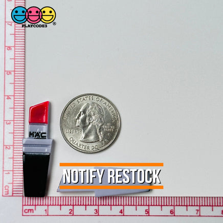 Lipstick Makeup Charm Flat Back Cabochons Decoden 10 Pcs Playcode3 Llc