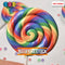 Lollipop Rainbow Fake Food Charm Lollipops Resin Bake Cabochons 5 Pcs
