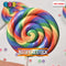 Lollipop Rainbow Fake Food Charm Lollipops Resin Bake Cabochons 5 Pcs