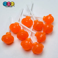 Lollipop Round Ball 3D Fake Candy Charm Realistic 6 Colors Lollipops Cabochons 12 Pcs Food