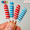 Lollipop Swirl 4Th Of July Red Blue Faux Candy Charm Fake Bake Cabochons 10 Pcs Playcode3 Llc Food
