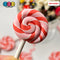 Lollipop Peppermint Swirl Red Pink Fake Food Charm Lollipops Polymer Clay Bake Cabochons 10 Pcs
