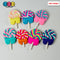 Lollipop With Bow Fake Candy Cabochons Decoden Charm 10 Pcs