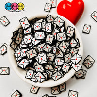 Love Letters Valentines Day Envelope Fake Clay Sprinkle Mix Confetti