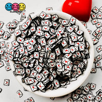 Love Letters Valentines Day Envelope Fake Clay Sprinkle Mix Confetti