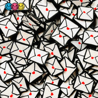 Love Letters Valentines Day Envelope Fake Clay Sprinkle Mix Confetti
