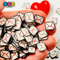 Love Letters Valentines Day Envelope Fake Clay Sprinkle Mix Confetti 20 Grams / 10 Mm
