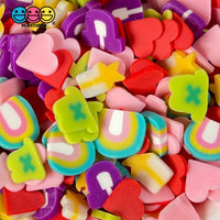 Luck Charms Fimo Mix Slices Fake Clay Sprinkles Decoden Jimmies Funfetti Shooting Stars Horseshoes